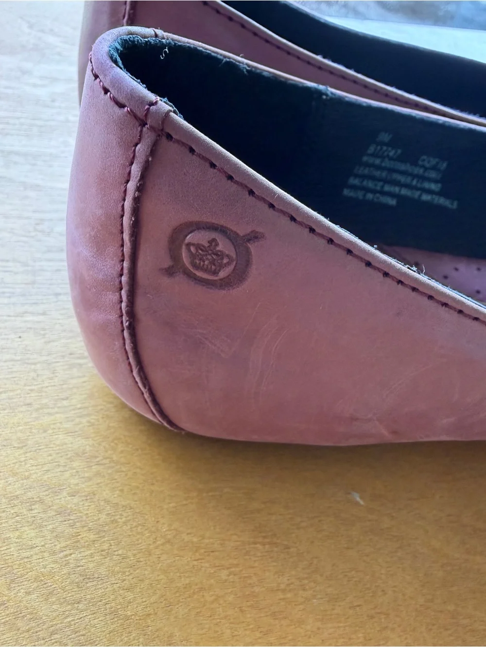 Women’s Pink Knot Front Ballet Flats